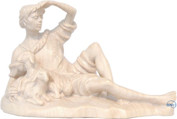 Hirte liegend mit Schafen Hirte liegend mit Schafen