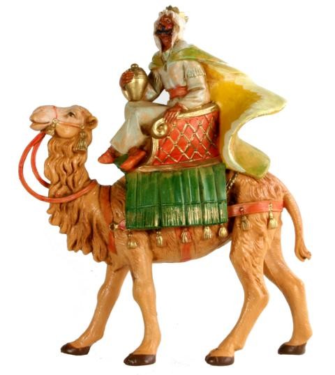 König auf Kamel reitend