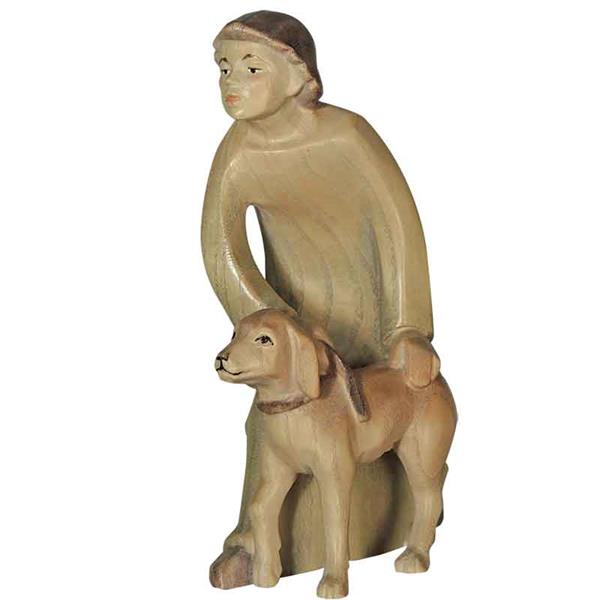 Hirte mit Hund Leo-Krippe - Esche Hirte mit Hund Leo-Krippe - Esche