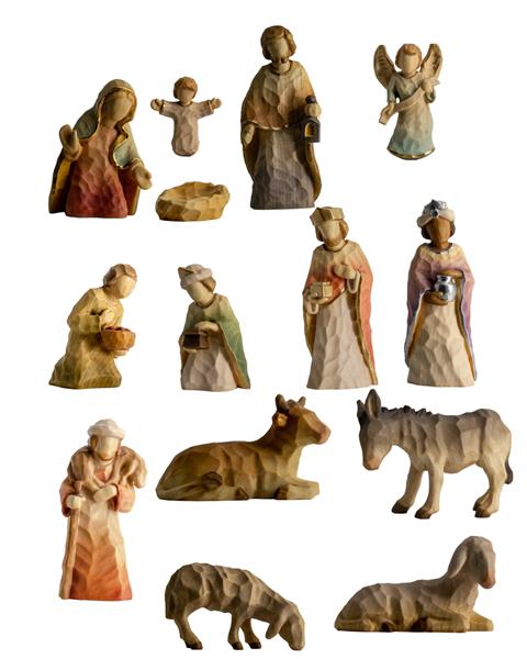 ANNA Krippe 14 Figuren