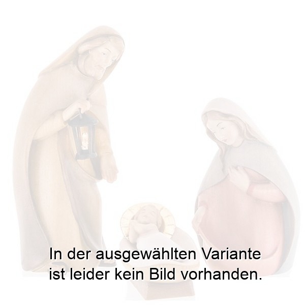 Hl. Familie 3-teilig (1A+2+3H) mit elektrischer Beleuchtung