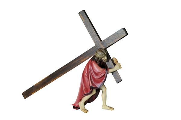 Jesus trägt das Kreuz Passion