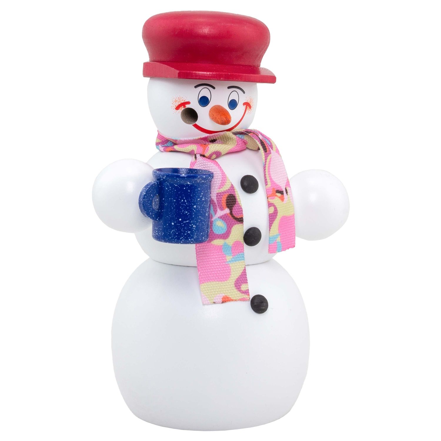 Schneemann mit Glühwein