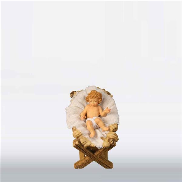 Jesuskind lockigen Haaren mit Wiege Jesuskind lockigen Haaren mit Wiege