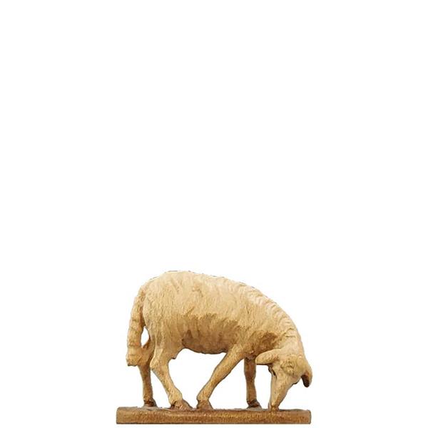 Schaf fressend mit Sockel Schaf fressend mit Sockel