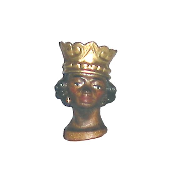 König Mohr - Kopf mit Krone