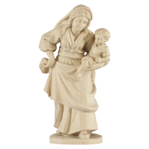 Hirtin stehend mit Kind Hirtin stehend mit Kind