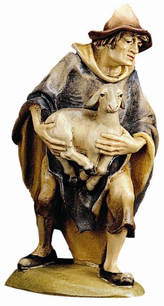 Hirte mit Lamm