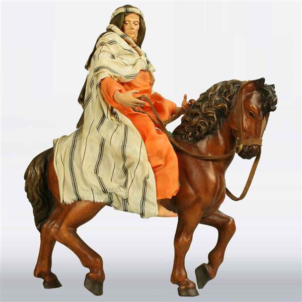 Reiter in orange orient.