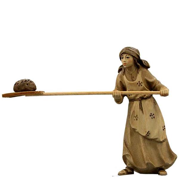Bäuerin mit Brotschieber Bäuerin mit Brotschieber
