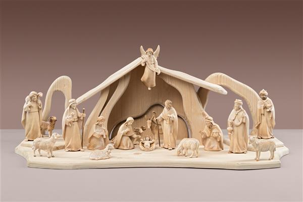 LI Licht Krippenset 17 Figuren + Stall Licht LI Licht Krippenset 17 Figuren + Stall Licht