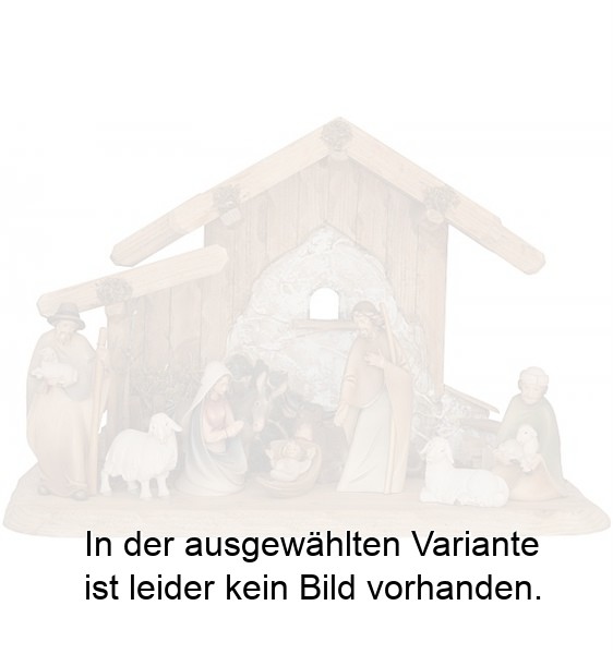 Morgensternkrippe 9 Figuren mit Stall für Familie Morgensternkrippe 9 Figuren mit Stall für Familie