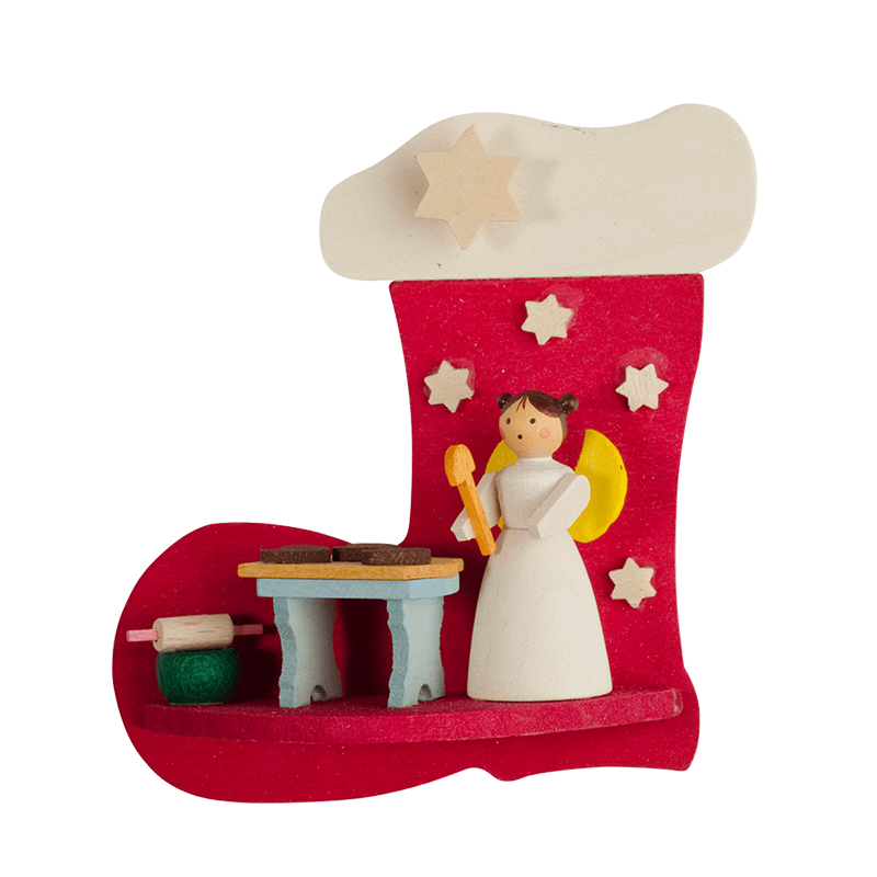 Stiefel-Engel mit Bäckerei Stiefel-Engel mit Bäckerei