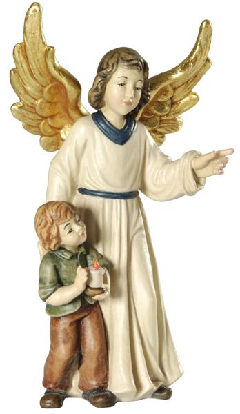 Engel stehend mit Bub Engel stehend mit Bub