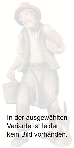 Bauer mit Sennkübel Bauer mit Sennkübel