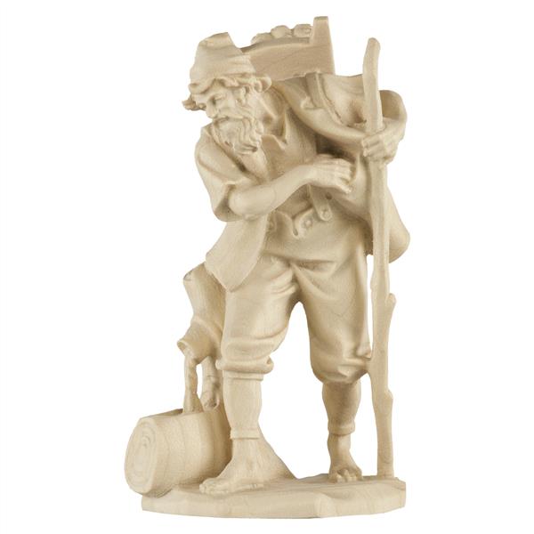 Hirt stehend mit Kraxe Hirt stehend mit Kraxe