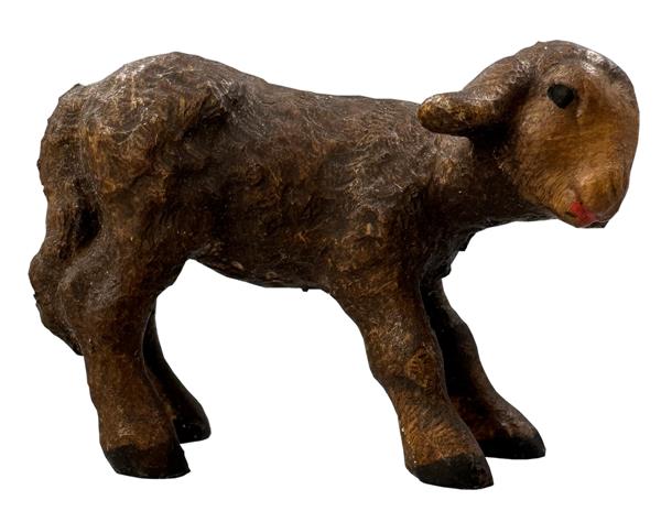 Lamm stehend schwarz Lamm stehend schwarz