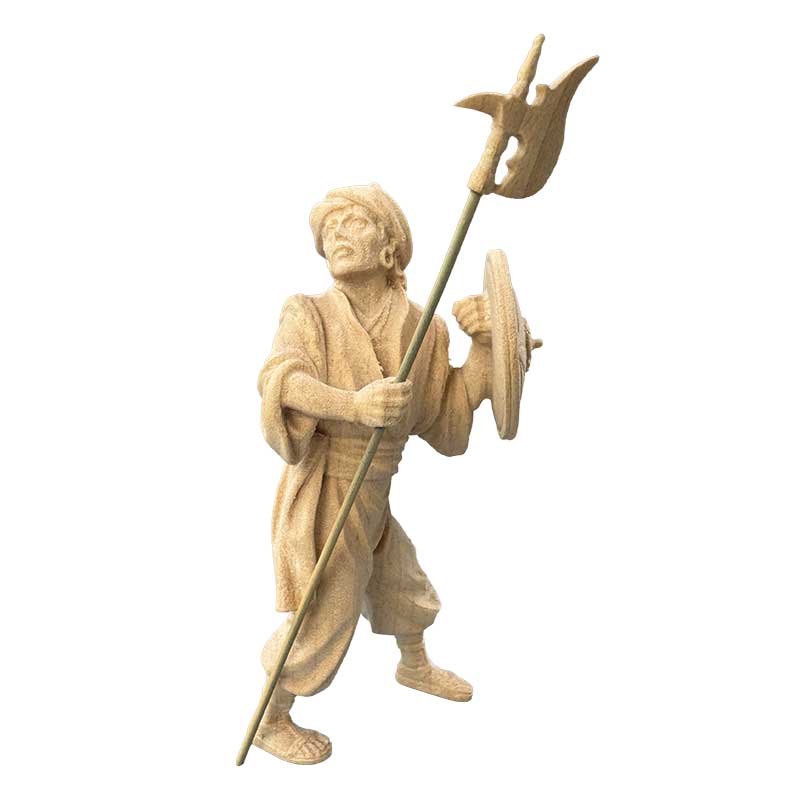 Soldat mit Hellebarde und Schild Soldat mit Hellebarde und Schild