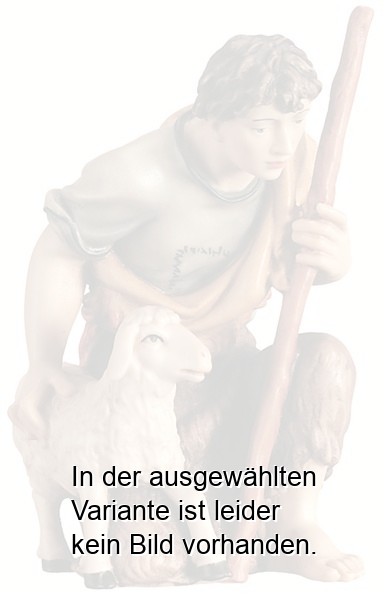 Schafhirte kniend Schafhirte kniend