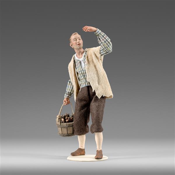 Junger Mann mit Eimer Junger Mann mit Eimer