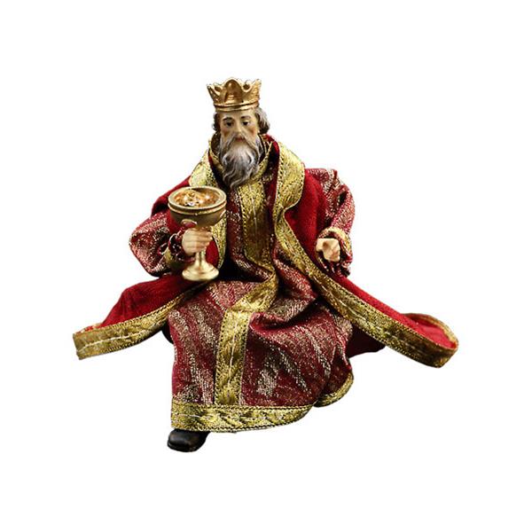 König kniend mit Goldschmuck (Melchior)