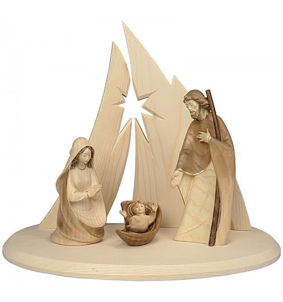 Heilige Familie mit Stall Morgenstern Heilige Familie mit Stall Morgenstern