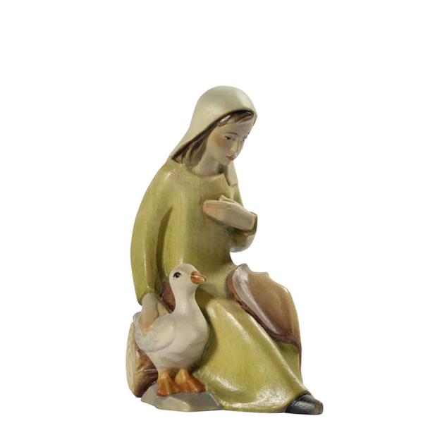 Hirtin mit Gans Leo-Krippe Hirtin mit Gans Leo-Krippe