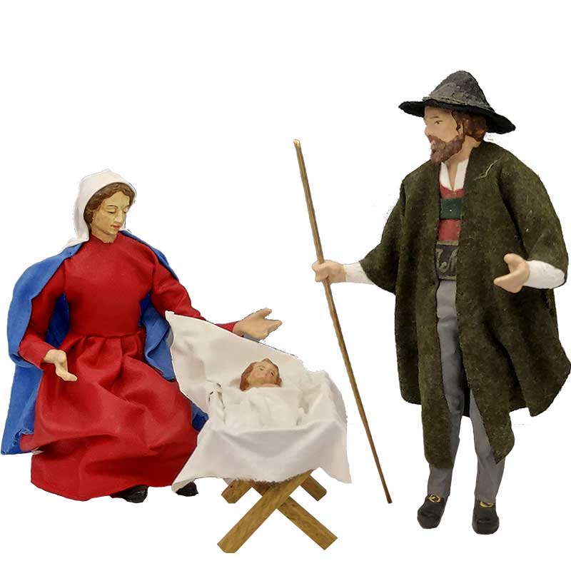 Bayerische Tonfiguren 9-teilig