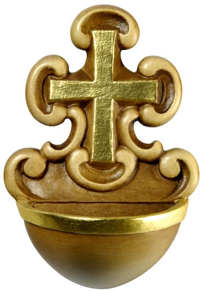 Weihwasserkessel Barockkreuz