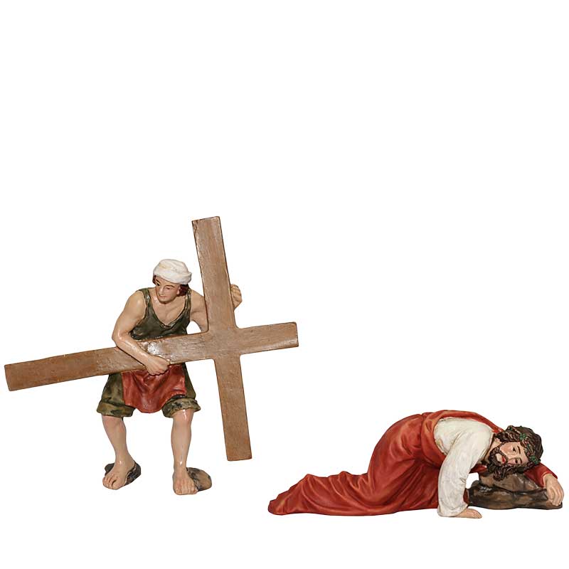 Passionsfiguren - Jesus fällt