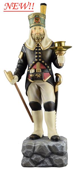 Annaberger Obersteiger mit Kerzenhalter Annaberger Obersteiger mit Kerzenhalter