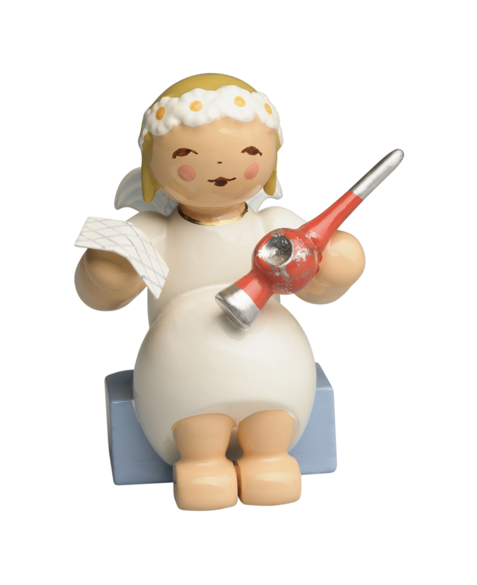 Margeritenengel mit Christbaumspitze