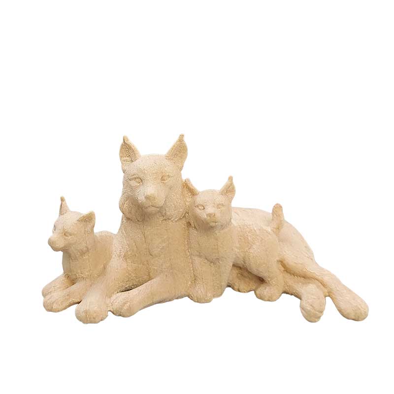 Luchs mit Welpen