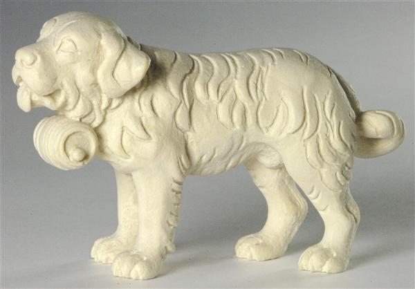 Bernhardiner mit Faß stehend Bernhardiner mit Faß stehend