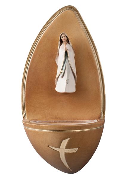 Weihwasserkessel+Madonna Lourdes