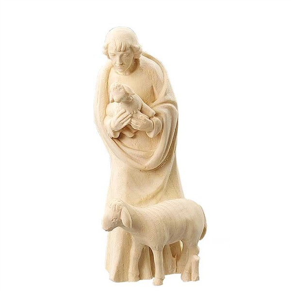 Hirt mit Schaf und Lamm Hirt mit Schaf und Lamm