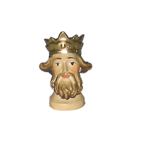 König - Kopf mit Krone und Bart