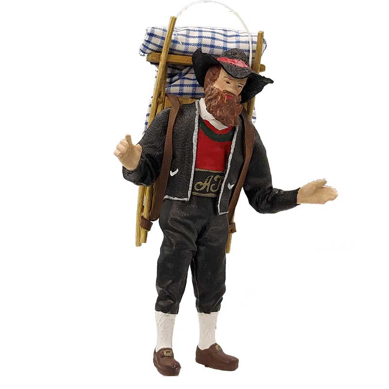 Hirt mit Almkraxe Hirt mit Almkraxe