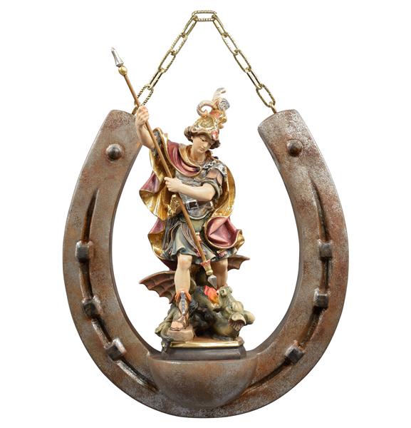 Hufeisen mit Hl. Georg Hufeisen mit Hl. Georg