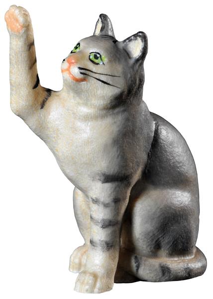 Katze - Pfote nach oben