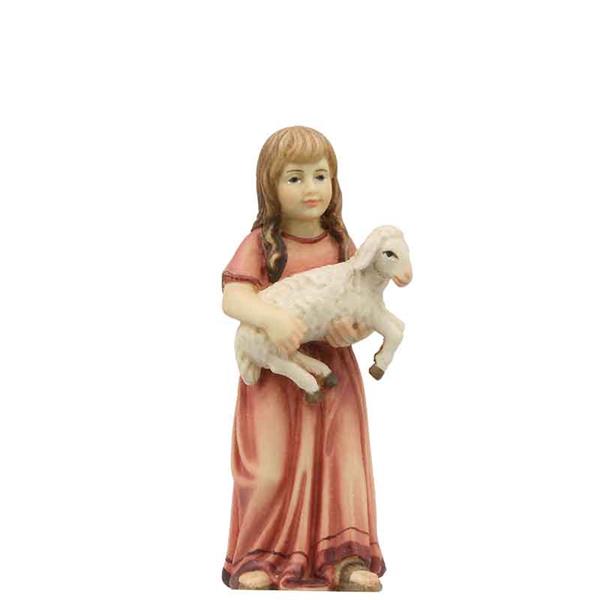 Mädchen mit Lamm Mädchen mit Lamm