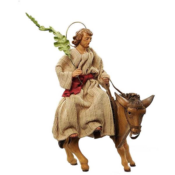 Jesus mit Palmzweig auf Esel Jesus mit Palmzweig auf Esel