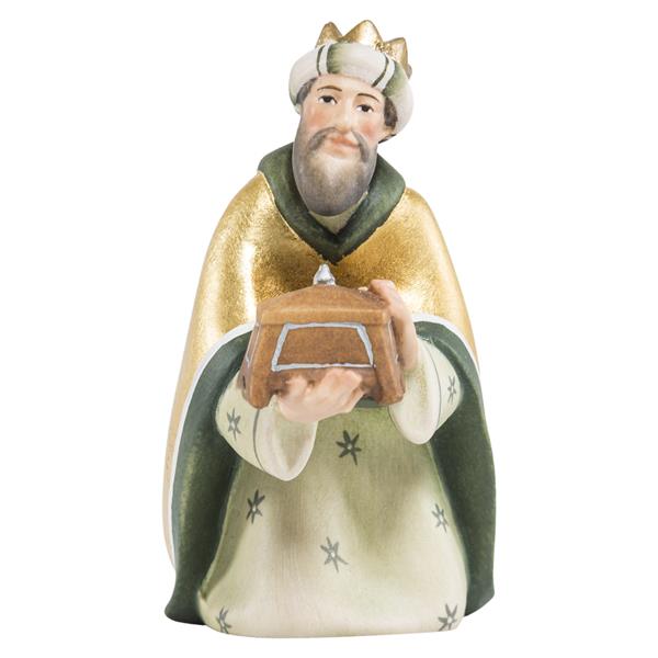 König Melchior (kniend)