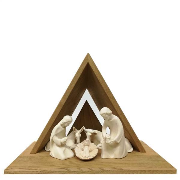 Leo-Krippe 5 Figuren + Stall Dolomit Leo-Krippe 5 Figuren + Stall Dolomit