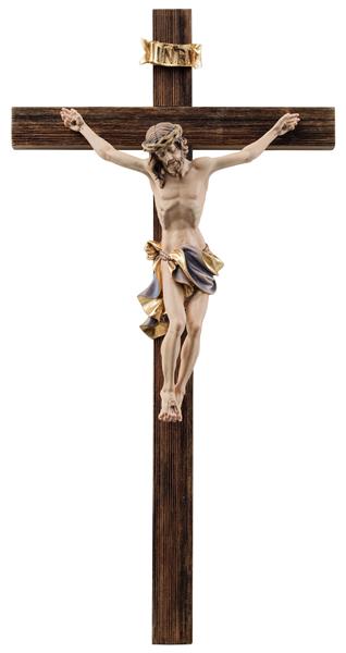 Christus Insam mit Kreuz rustical Altholz