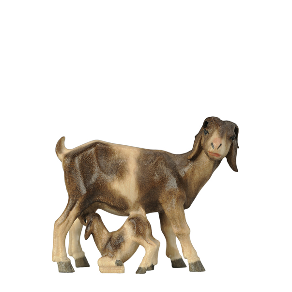 Ziegenmutter mit Zicklein Ziegenmutter mit Zicklein