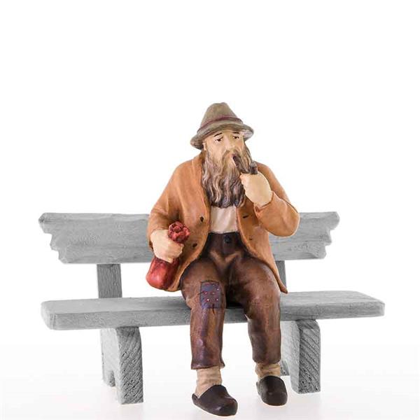 Sitzender Mann ohne Bank Sitzender Mann ohne Bank