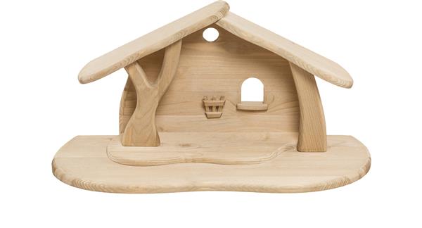 Krippenstall schlicht (Fichte) Krippenstall schlicht (Fichte)