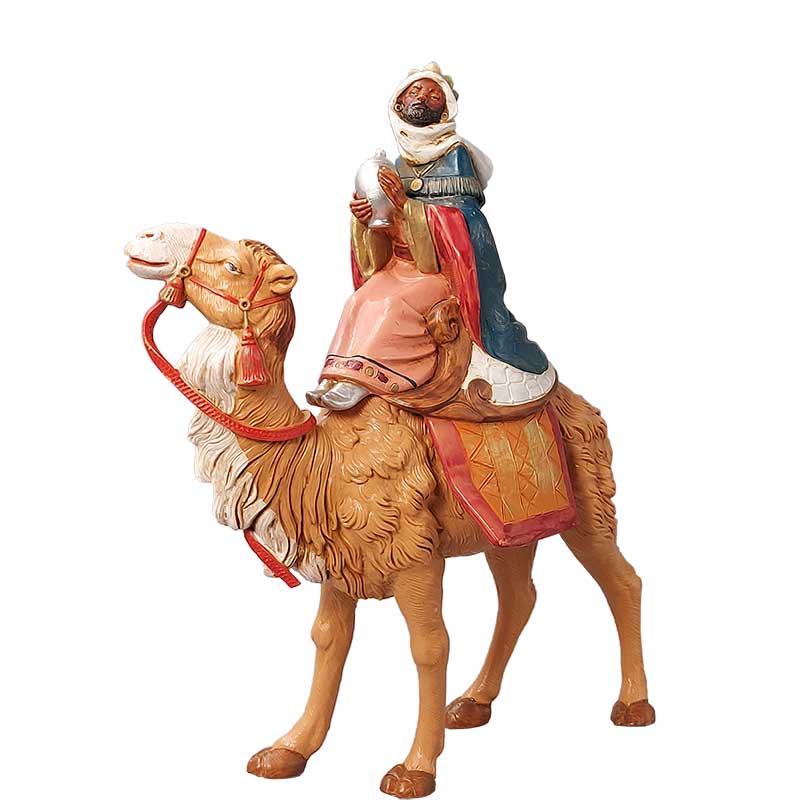 König auf Kamel reitend