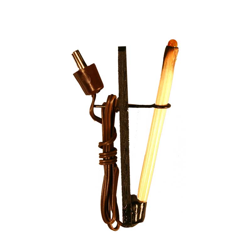 Fackel mit Wandhalter Fackel mit Wandhalter